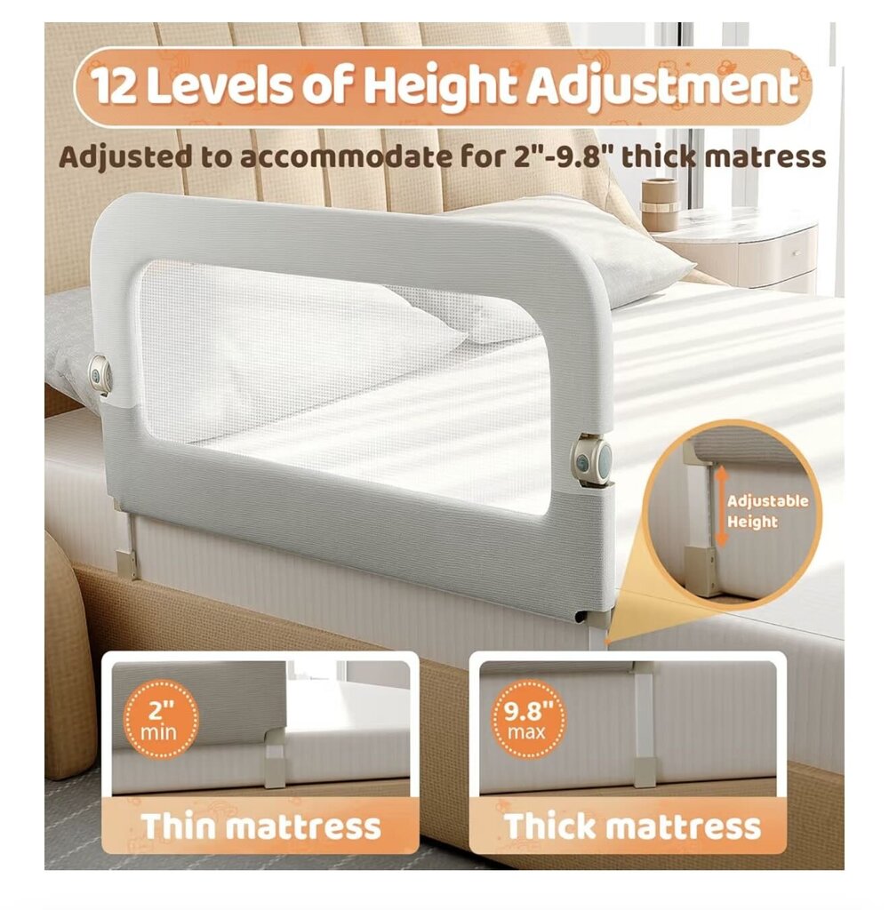 *32 inch toddler bed rail NEW