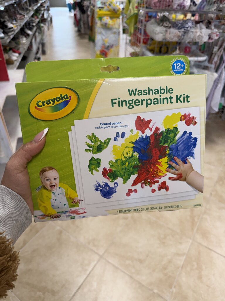 *Crayola Fingerpaint kit
