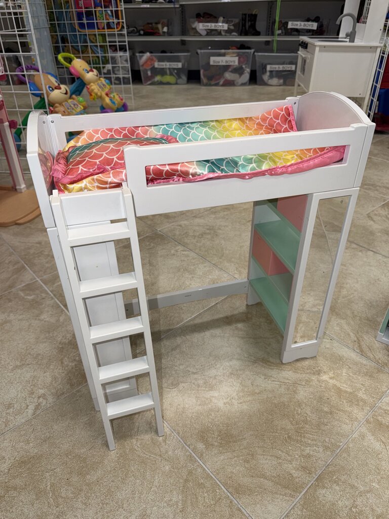 Loft Bed Play Set for 18” Doll