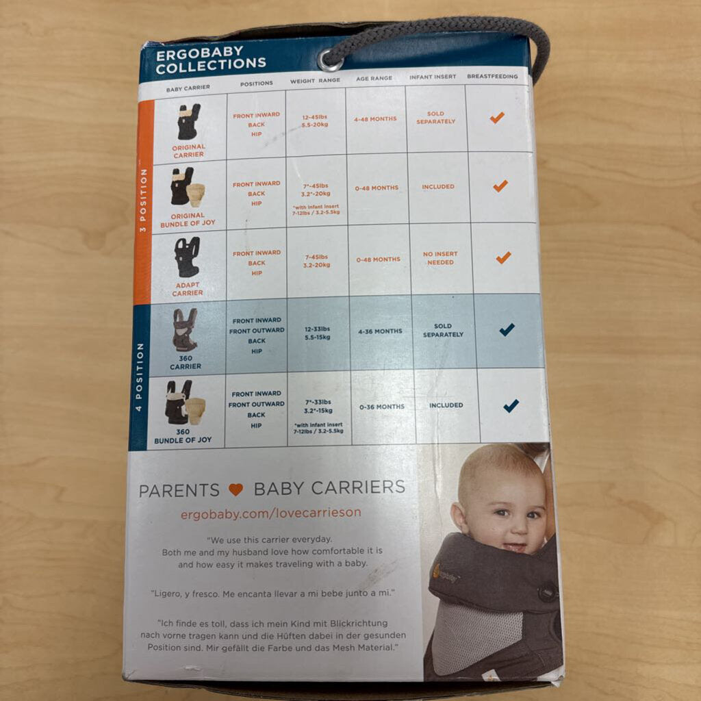 *4 Position Baby Carrier