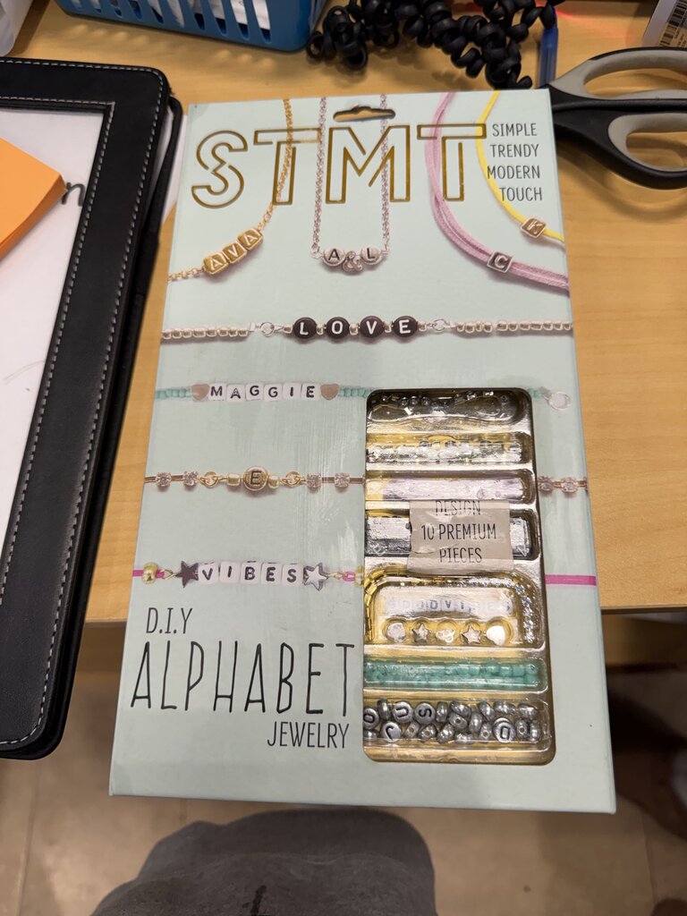 *DIY alphabet jewelry NEW