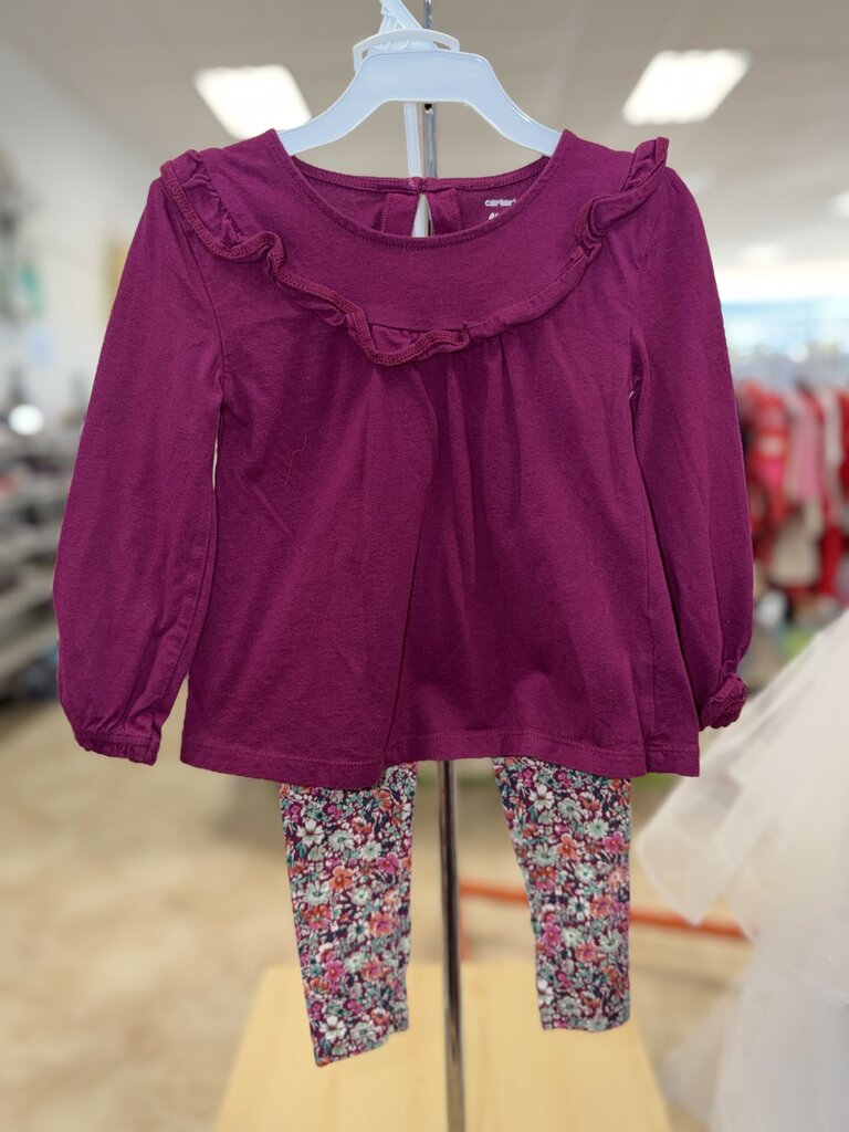 *Purple LS/Floral Pants