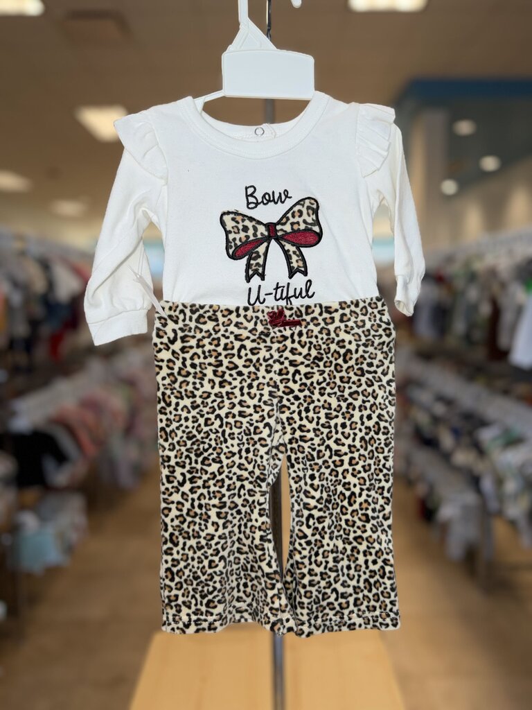 *Bow-u-tiful LS/ Cheetah Pants