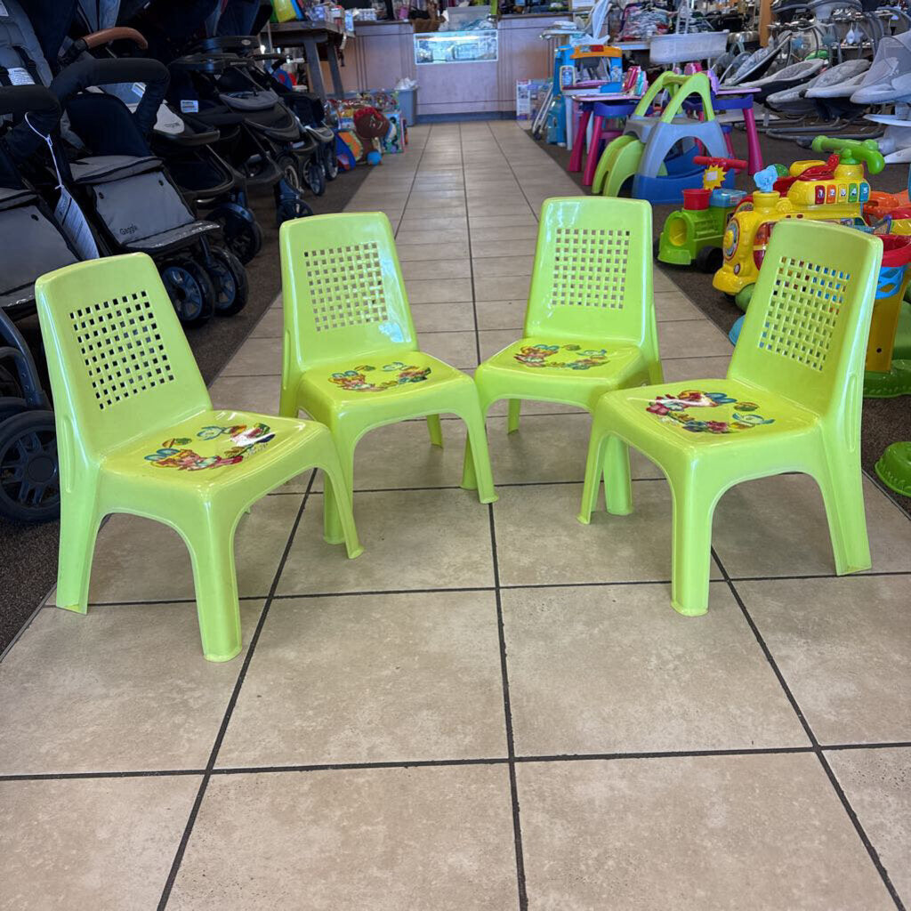 *Vintage Plastic Stacking Chairs