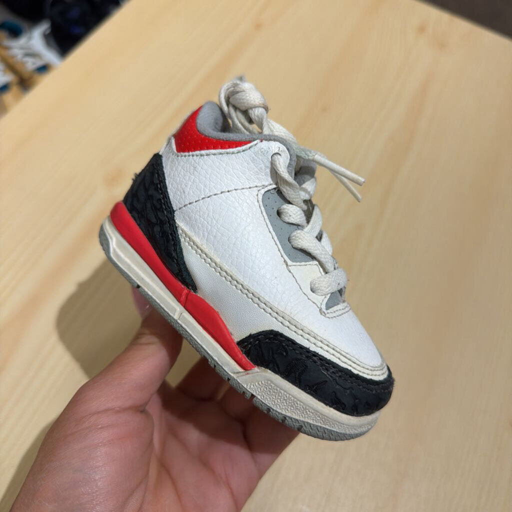 *Ai Jordan 3 Retro TD "Fire Red"
