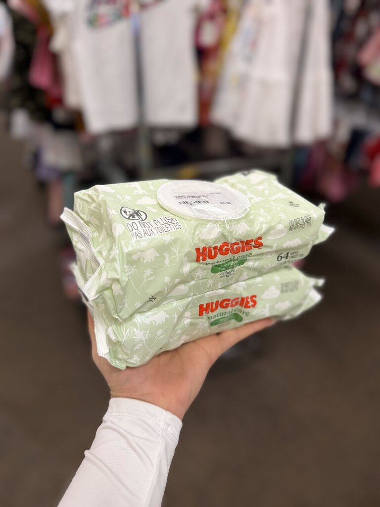 2pk Natural Care Wipes