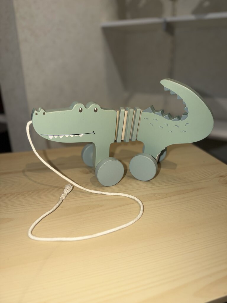 *Pull along crocodile