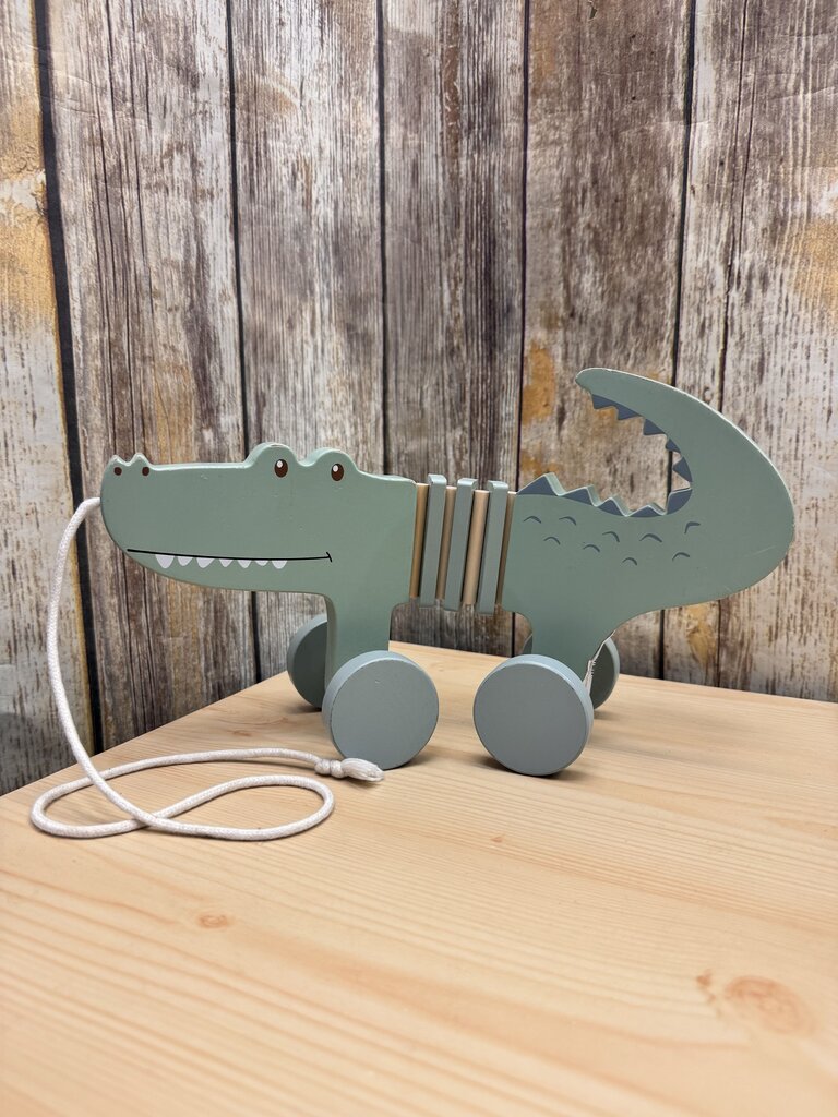 *Pull along crocodile