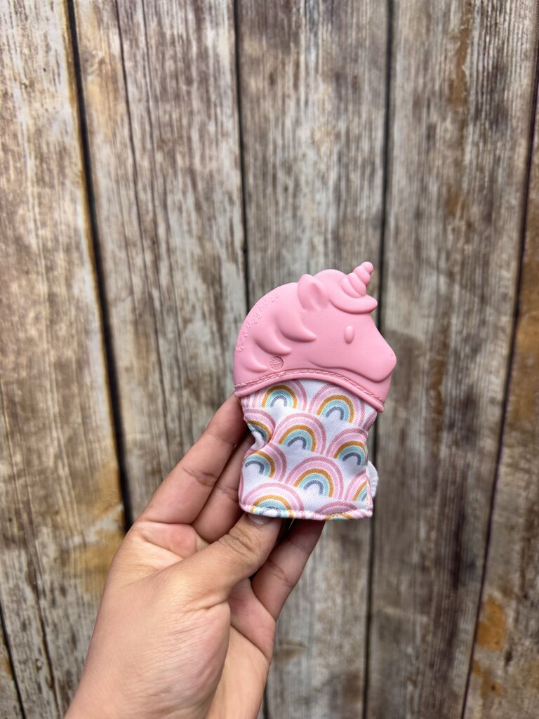 *Unicorn Teething Mitt
