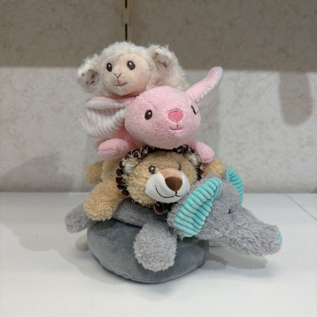 Plush stacking ring