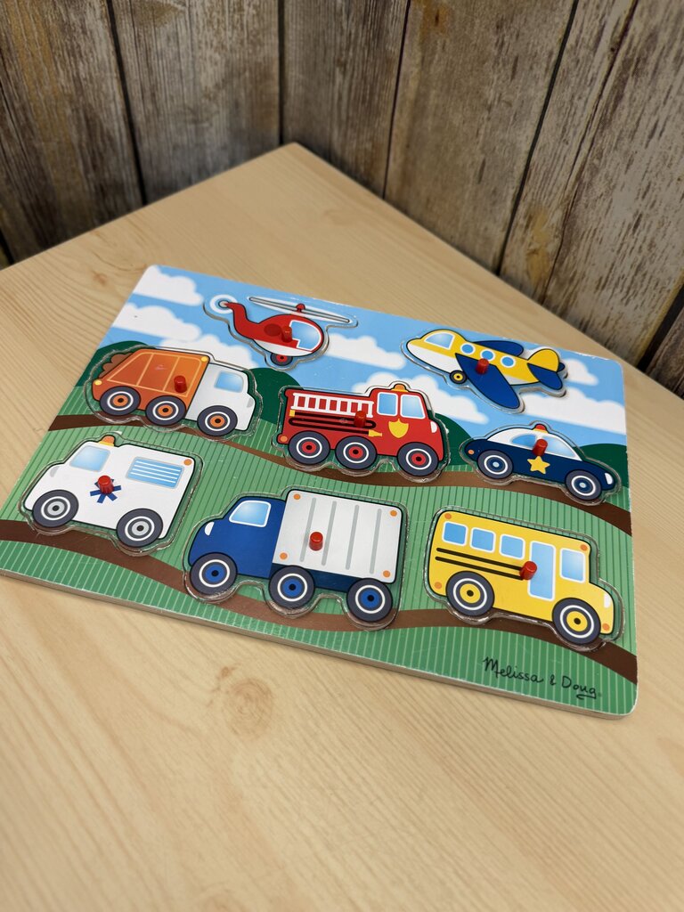 Peg Puzzle Vehicles