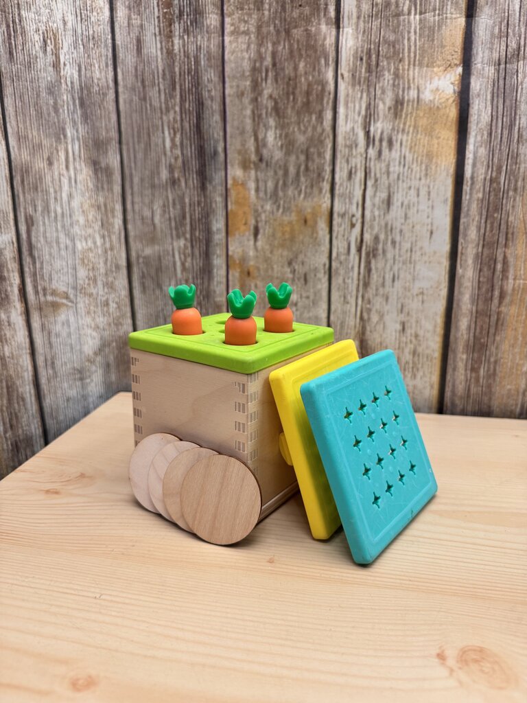 *Wooden Coin Bank Set