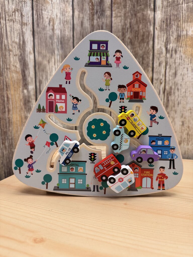 *Wooden Car Sorter