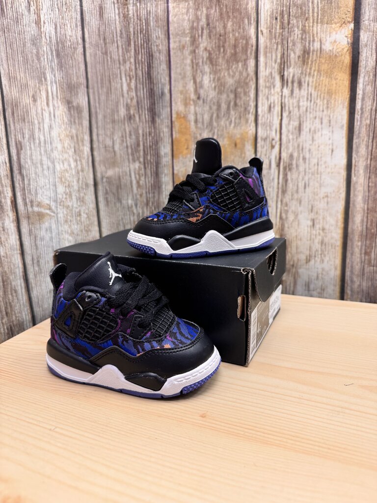 4 Retro Black Rush Violet (TD) W/BOX