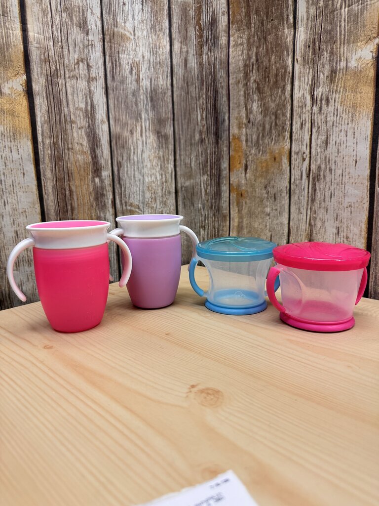 *Snack cup 2 pk & 360 sippy cups bundle