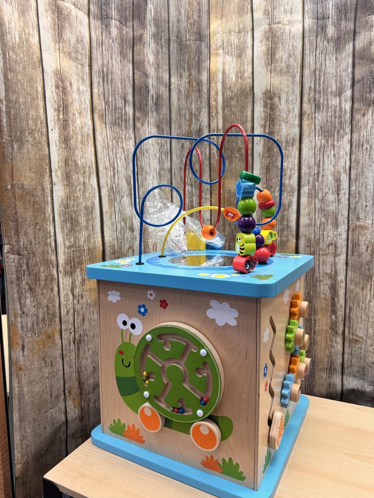 Wooden Activity Cube
