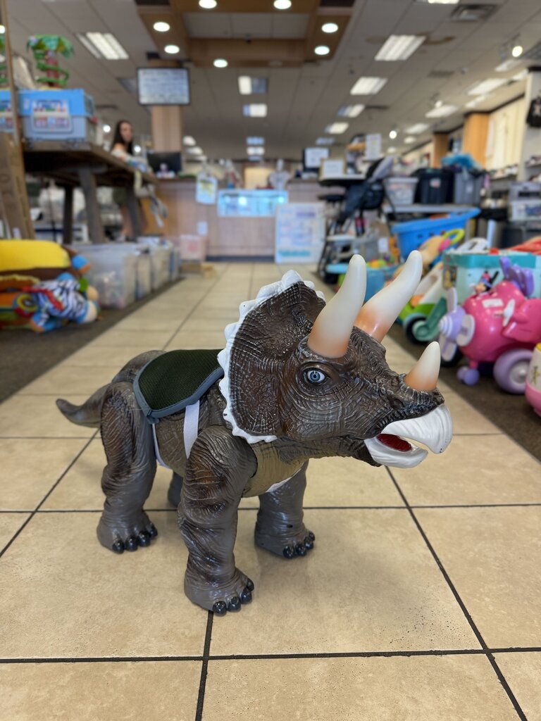 Dinosaur ride on with lights & sounds