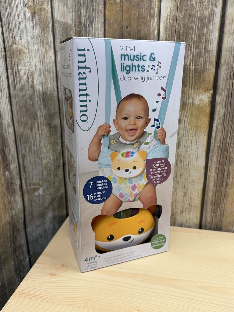 fox baby jumper lights