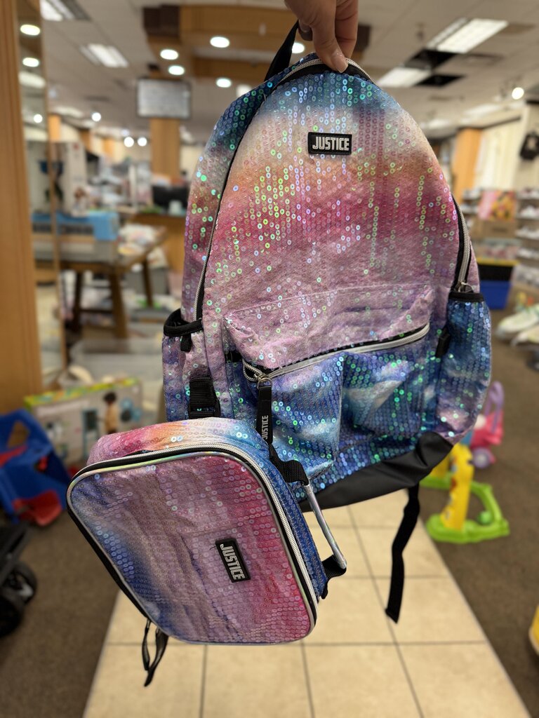 Sequin Backpack & lunchbox