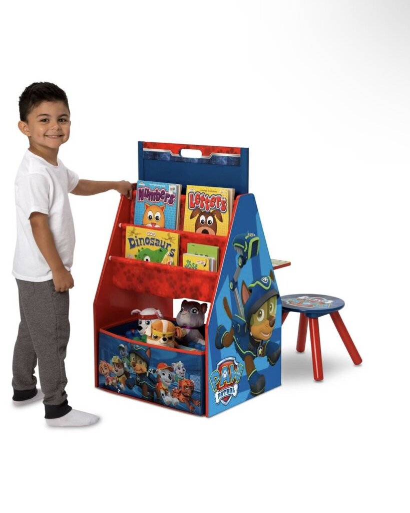 PAW Patrol Deluxe Kids Art Table - Easel, Desk, Stool, Toy Organizer
