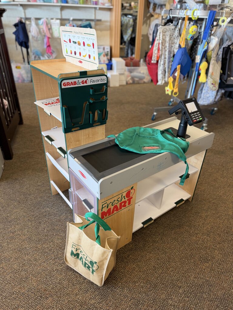 Freestanding Wooden Fresh Mart Grocery Store