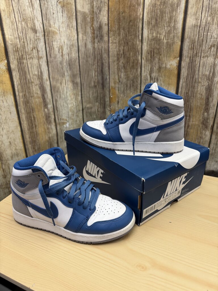 1 Retro High OG True Blue (GS) w/ box