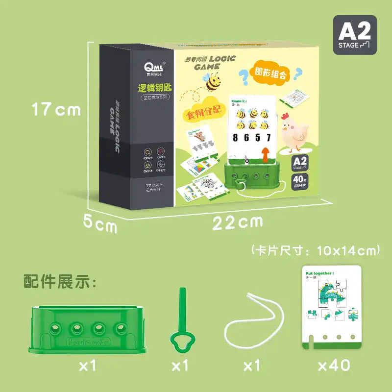 Logic Key Early Learning Kids Puzzle Game