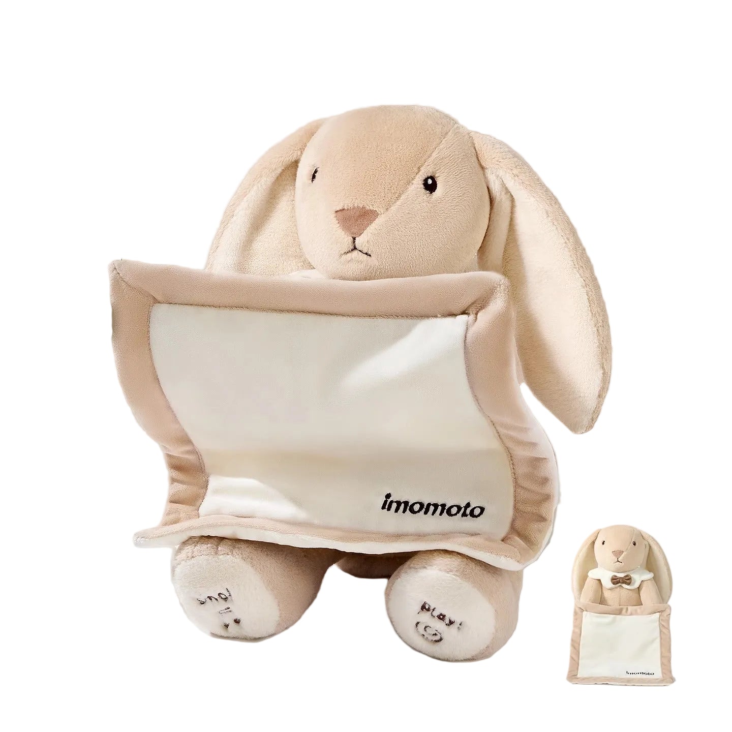 MEACAOFG™ Interactive Baby Elephant Plush Toy - Musical Peek-a-Boo Educational Toy for Infants & Toddlers