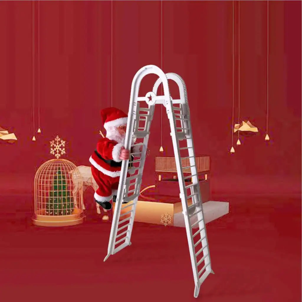 MEACAOFG 2023 Christmas Santa Claus Electric Climb Ladder Christmas Tree Ornament Decoration For Indoor_Outdoor For New Year Kids Gifts - AliExpress