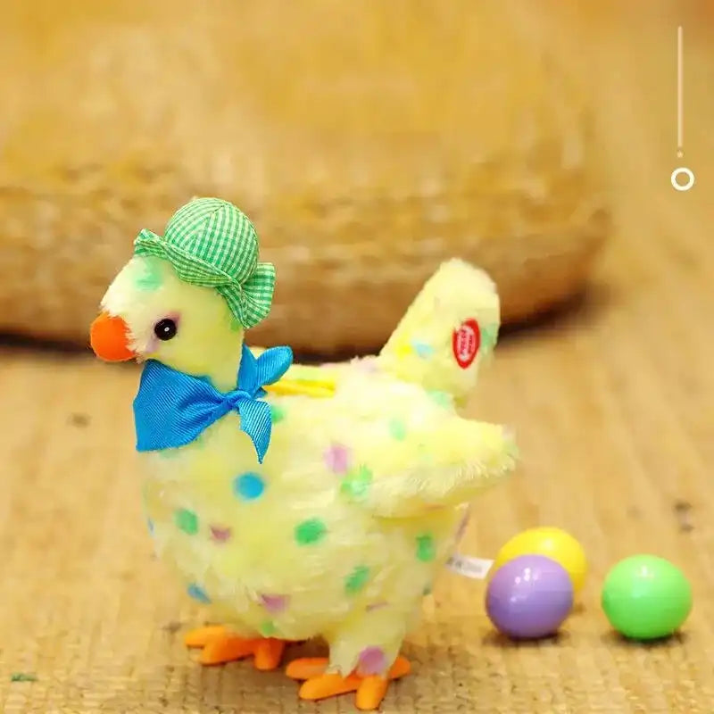 MEACAOFG A Hen Funny Chicken Toy Laying Eggs Plush Electric Music Dancing Kids Gift Plushie Animal Crossing - AliExpress