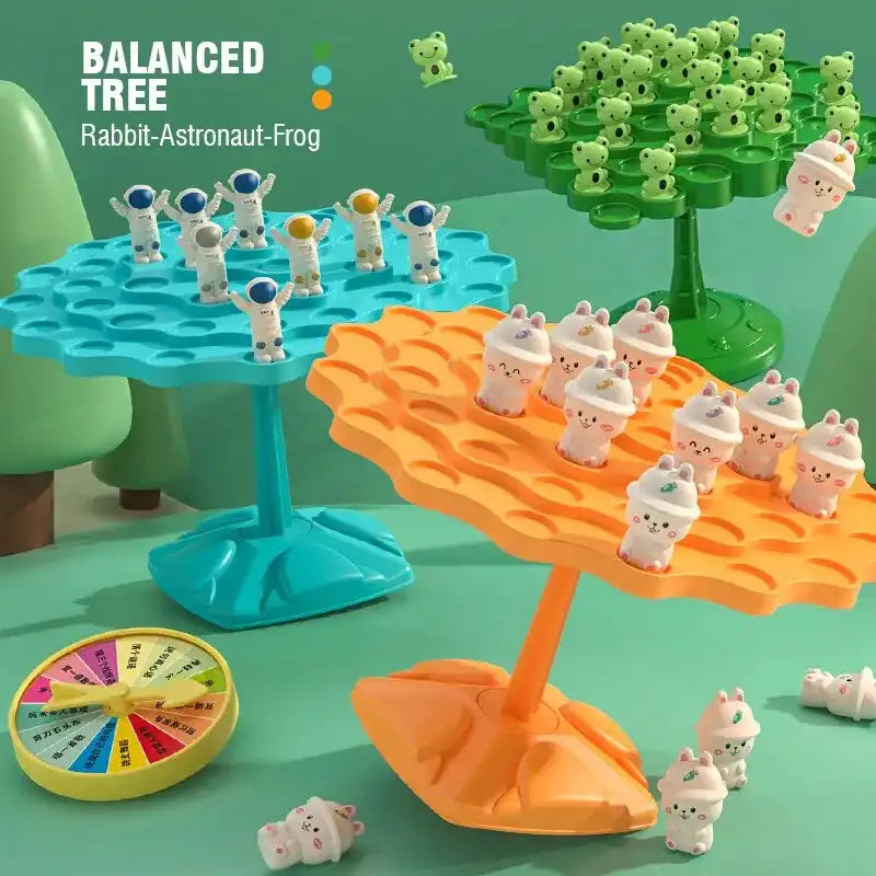 MEACAOFG Spaceman Balance Tree Toy Children_s Educational Montessor