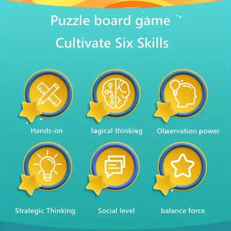 MEACAOFG Spaceman Balance Tree Toy Children_s Educational Montessor