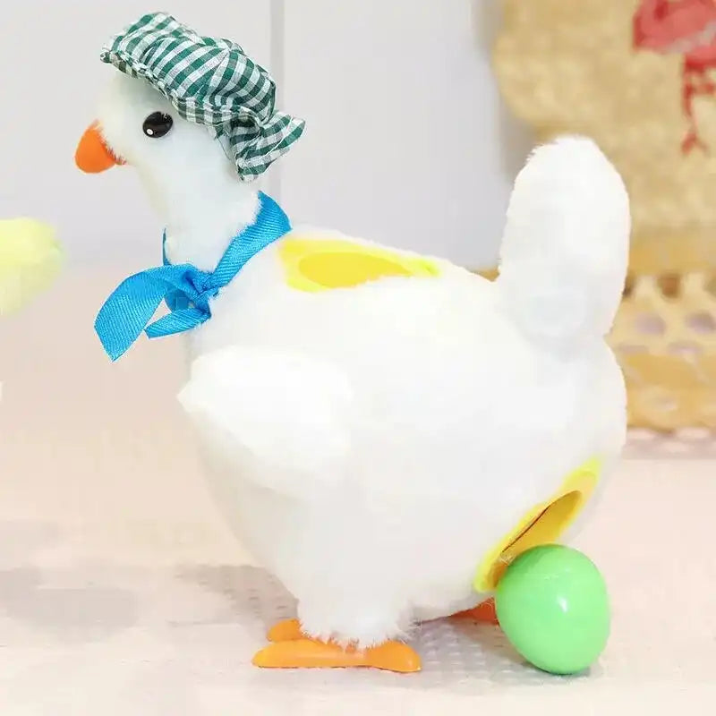 MEACAOFG A Hen Funny Chicken Toy Laying Eggs Plush Electric Music Dancing Kids Gift Plushie Animal Crossing - AliExpress