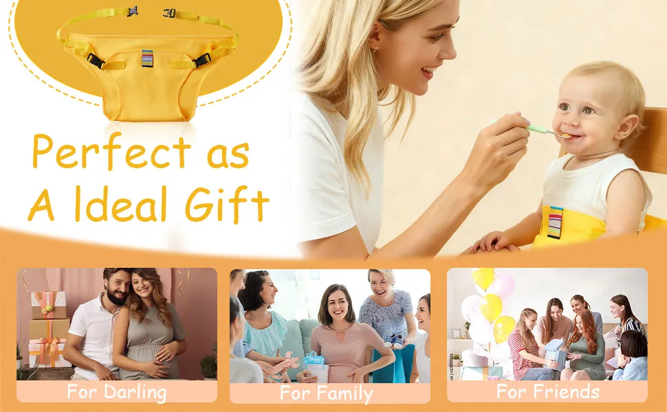 Premium Baby High Chair Safety Harness - 5-Point Adjustable Dining Seat Belt for Toddlers