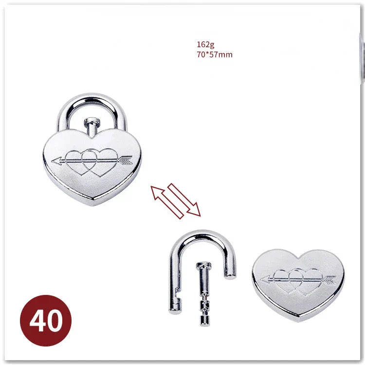 MEACAOFG Classic IQ Metal Brain Teaser 3D Alloy Box Kong Ming Lock Puzzles Magic Baffling Puzzle Game Toys for Children Adults Funny Gift