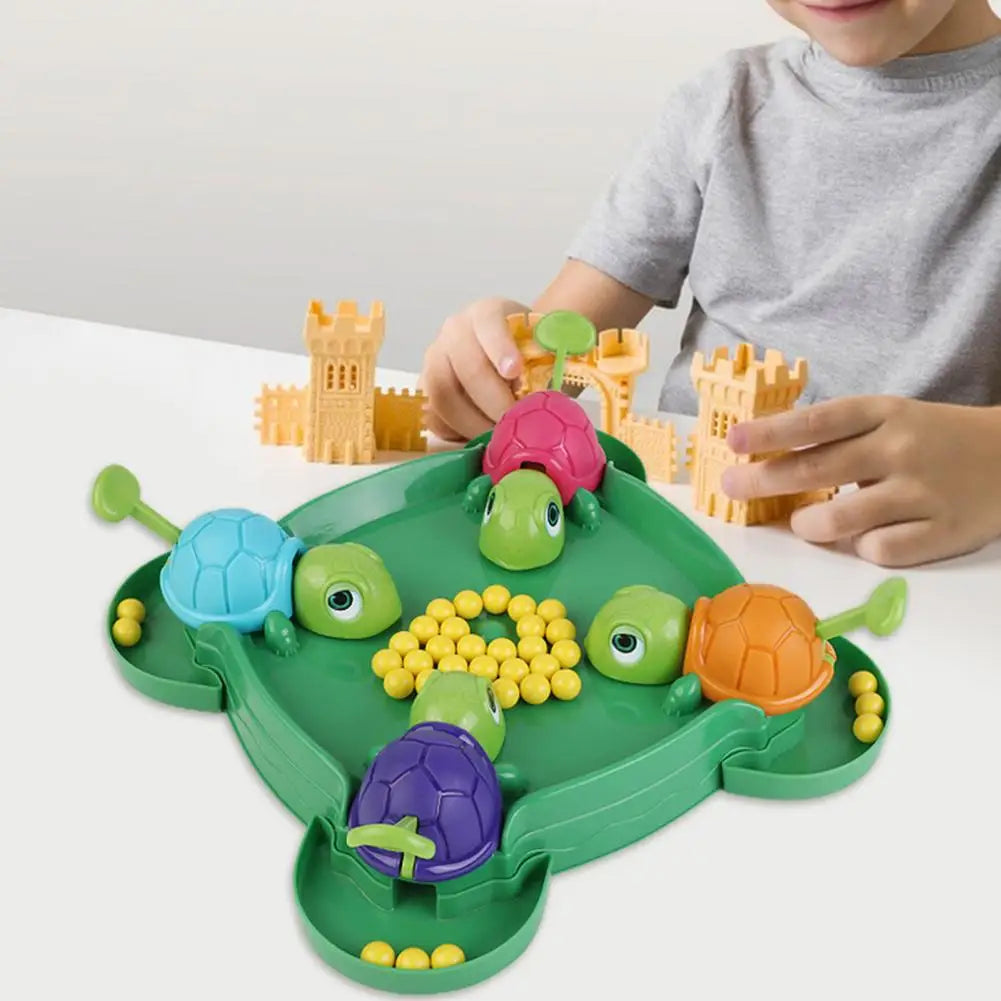 MEACAOFG Safe Beans Toy Easy to Control Colorful Eat Ball Turtle Board Game