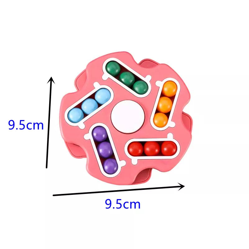 MEACAOFG Rotating Bean Intelligence Fingertip Cube for Kids Finger Gyro