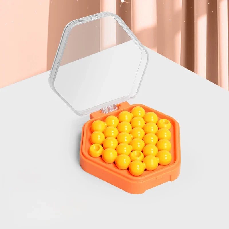 MEACAOFG Mini Pocket Puzzle Color Beads Game Party Tabletop Game Children's Spatial Logical Thinking Training Kid Enlightenment Teaching