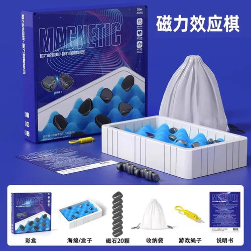 MEACAOFG Magnetic Chess Game Magnet Board Game Table Top Magnet Game Family