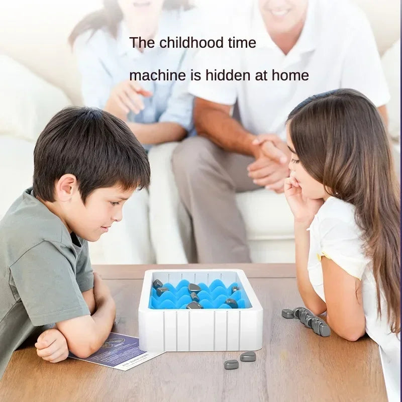 MEACAOFG Magnetic Chess Game Magnet Board Game Table Top Magnet Game Family