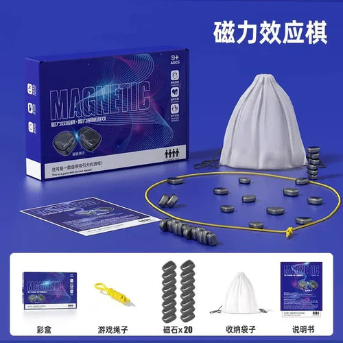 MEACAOFG Magnetic Chess Game Magnet Board Game Table Top Magnet Game Family