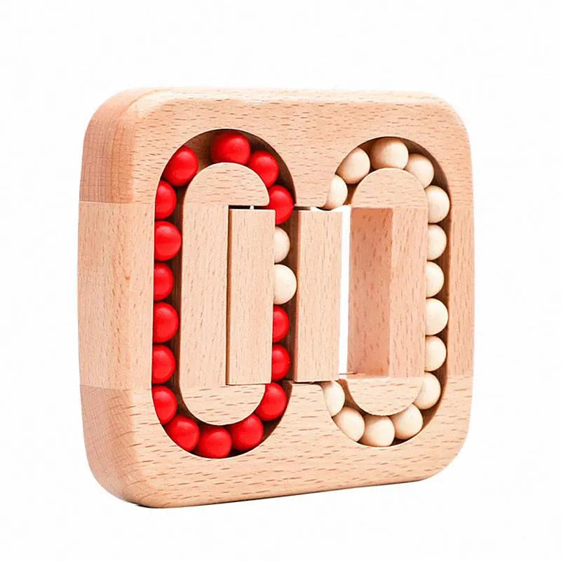 MEACAOFG Wooden Puzzle Ball Toys  Luban Lock for Children Educational Early