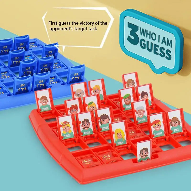 MEACAOFG Guess Who Am I Classic Board Game Memory Training Parent Child Leisure