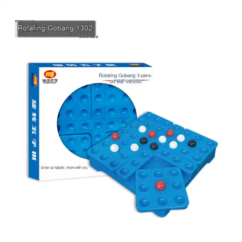 MEACAOFG Rotating backgammon spatial logic thinking training children students educational toys parent-child interaction desktop games