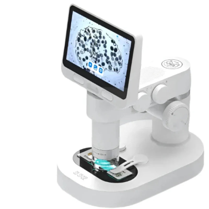 MEACAOFG Kid's Smart Optical Microscope Can Watch Jumping Tarts Dual M