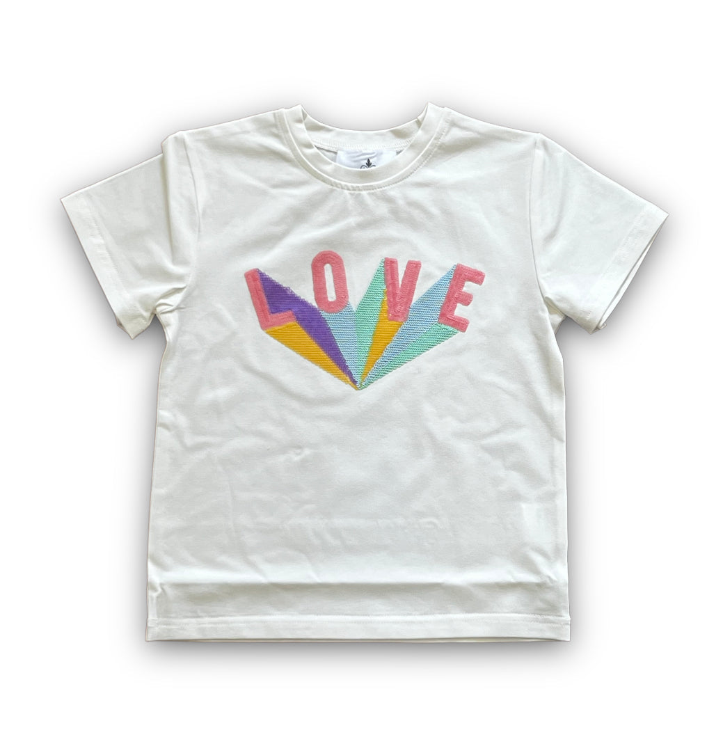 Sequin Love Kid Shirt