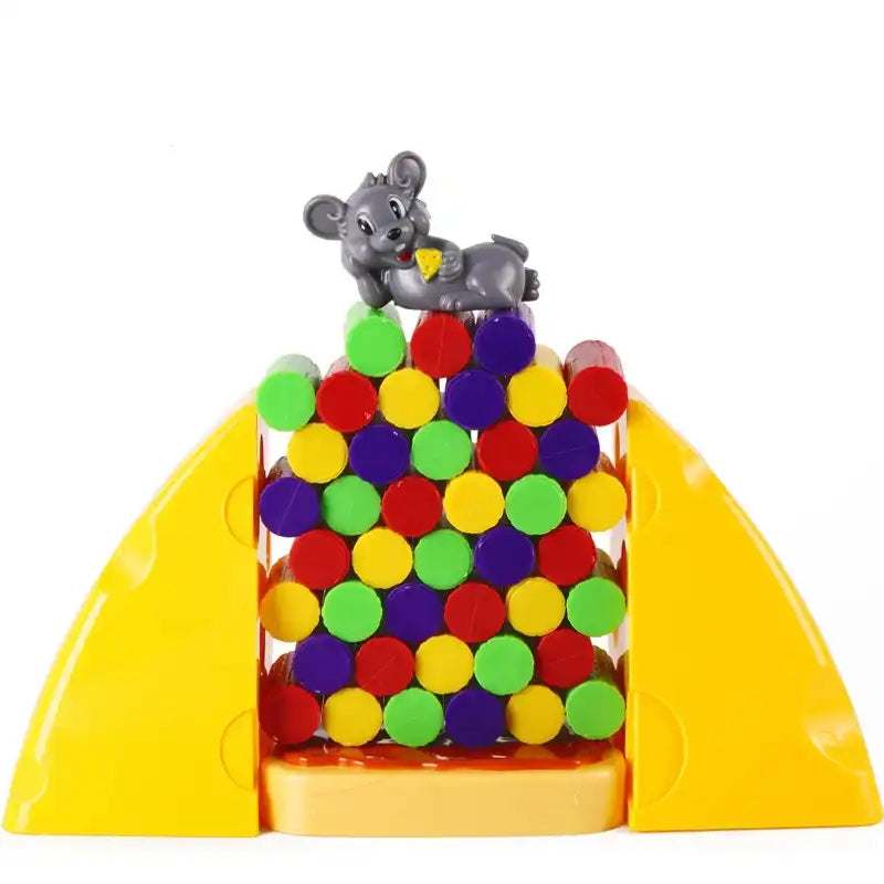 MEACAOFG-New Toy Educational Funny Practice Toys Cheese Stack For Kids Board Game Mouse Trap Cheese With Party Toys Brain games