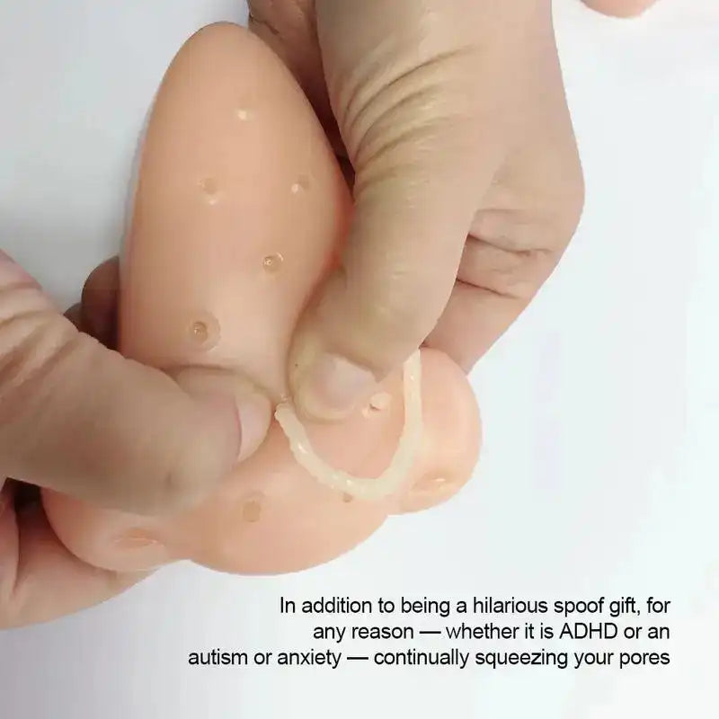 MEACAOFG New Nose Pimple Popping Popper Anti Stress Funny Remover Stop Squeeze Acne Anti Stress Novelty Toy For Kid