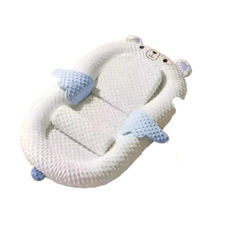 MEACAOFG Premium Baby Anti-Startle Bouncer Bed - Ergonomic Soothing Rocker with Cartoon Designs - Portable Infant Sleep Nest