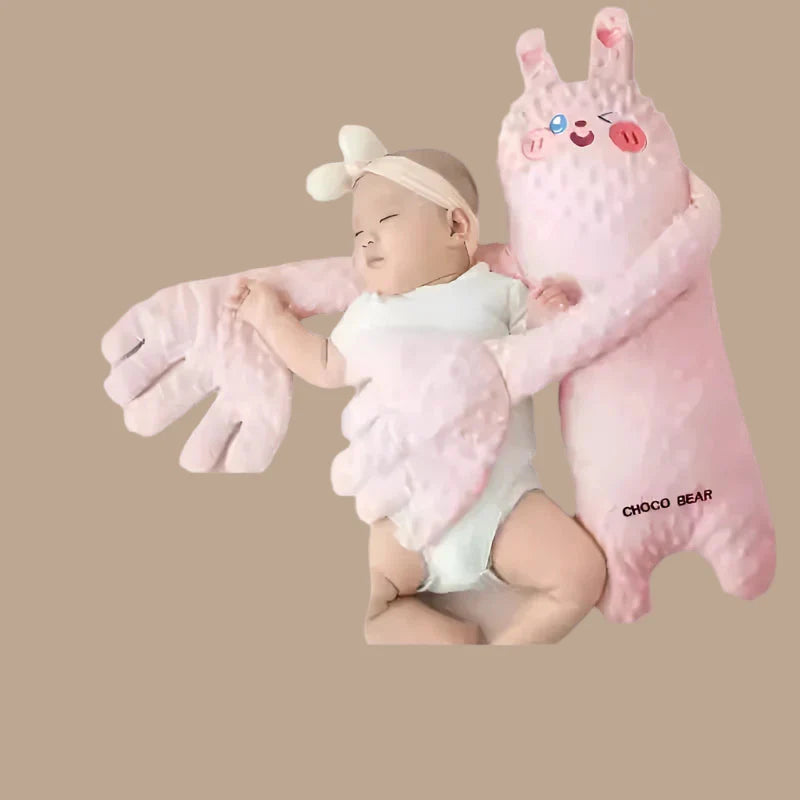 MEACAOFG Baby Soothing Pillow Toy - Interactive Sensory Comfort Doll for Infants 0-12 Months